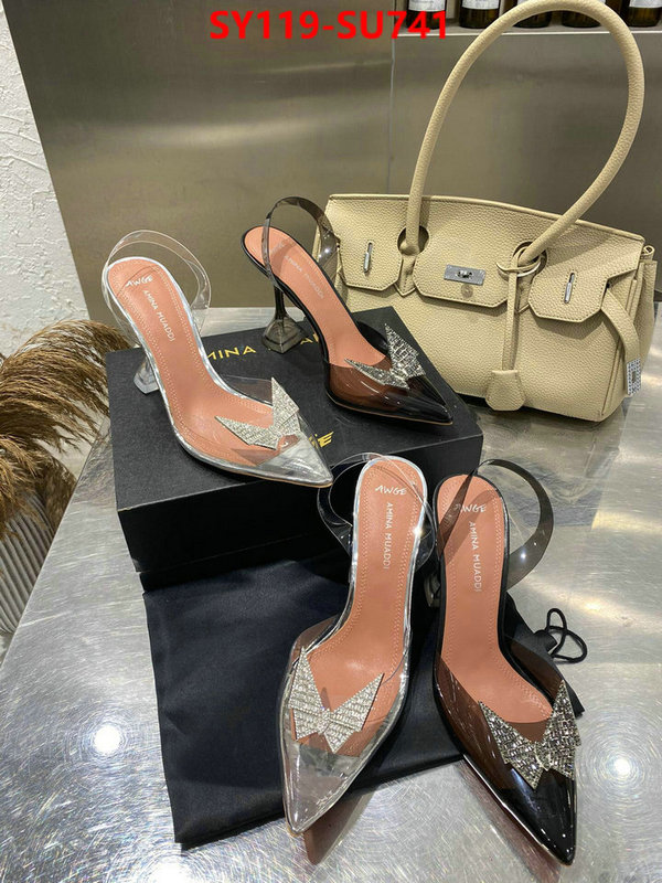 Women Shoes-Amina Muaddi,counter quality , ID: SU741,$: 119USD