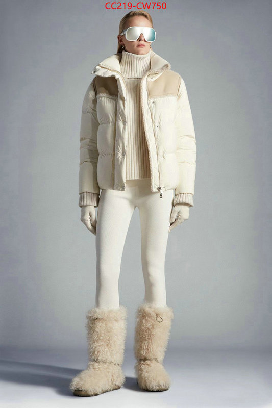 Down jacket Women-Moncler,2023 replica wholesale cheap sales online , ID: CW750,$: 219USD