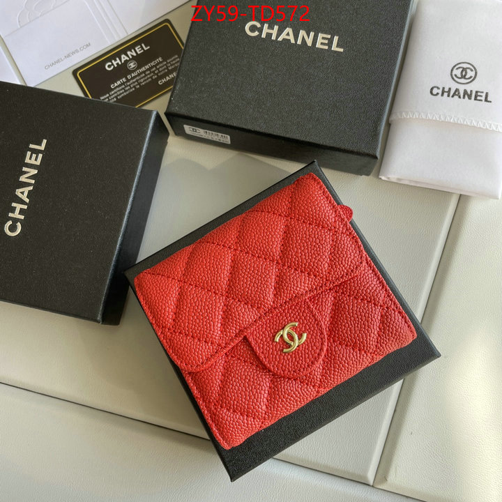 Chanel Bags(4A)-Wallet-,ID: TD572,$: 59USD
