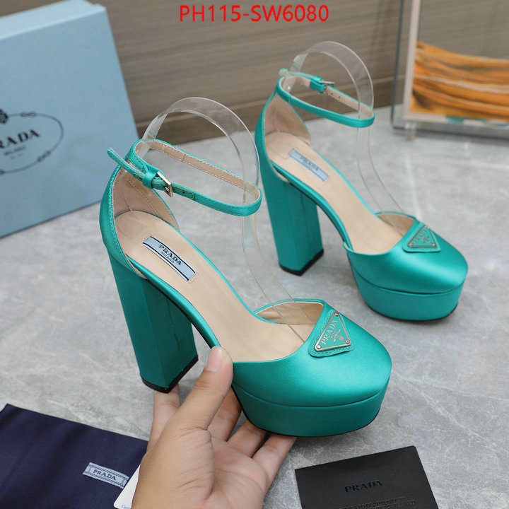 Women Shoes-Prada,highest quality replica , ID: SW6080,$: 115USD