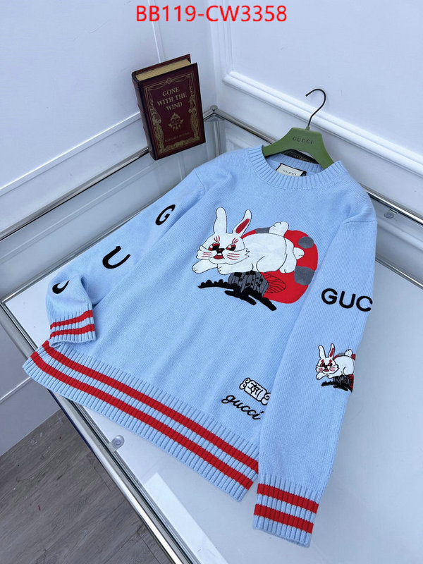 Clothing-Gucci,best replica 1:1 , ID: CW3358,$: 119USD