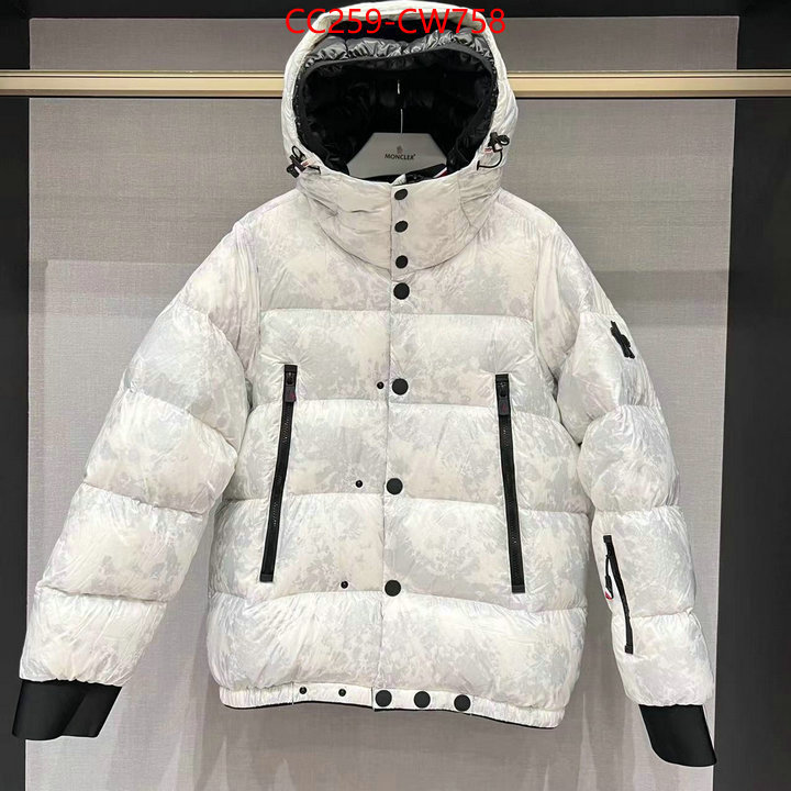 Down jacket Men-Moncler,highest quality replica , ID: CW758,$: 259USD