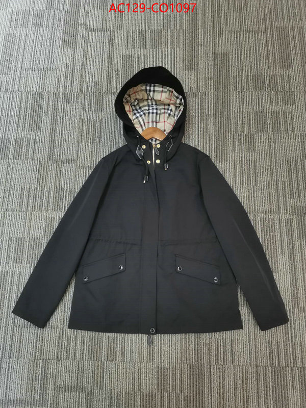 Down jacket Women-Burberry,aaaaa+ replica , ID: CO1097,$: 129USD