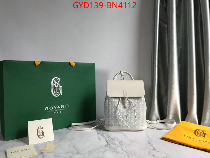 Goyard Bags(4A)-Backpack-,how to start selling replica ,ID: BN4112,$: 139USD