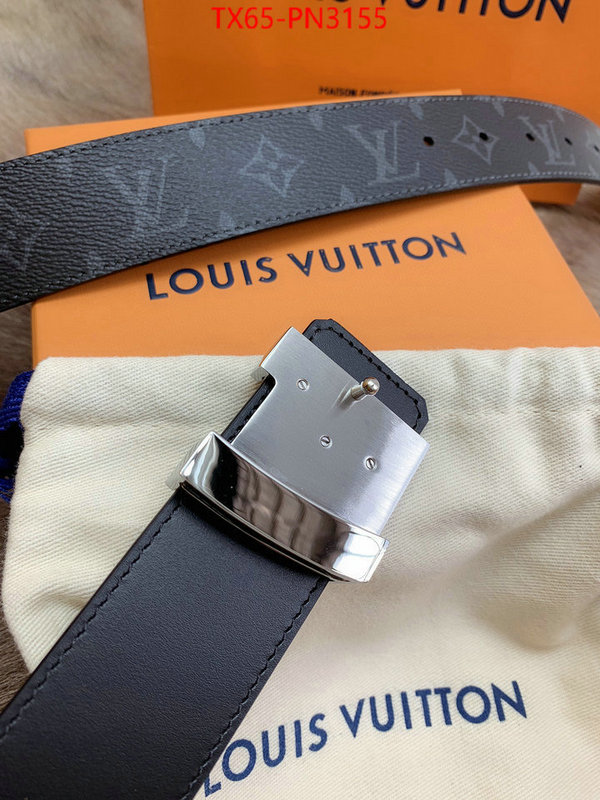 Belts-LV,shop the best high authentic quality replica , ID: PN3155,$: 65USD