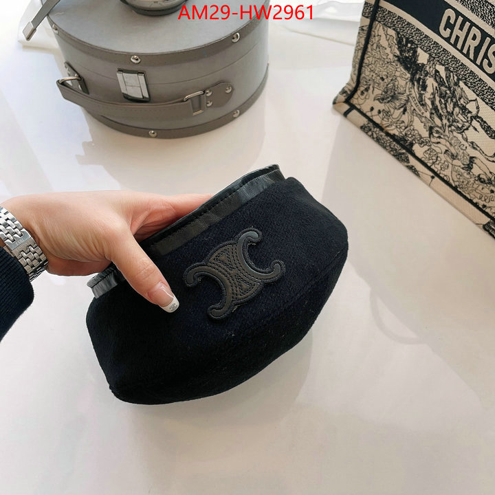 Cap (Hat)-Celine,2023 perfect replica designer , ID: HW2961,$: 29USD