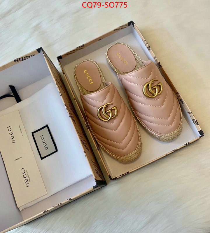 Women Shoes-Gucci,top fake designer , ID: SO775,$: 79USD