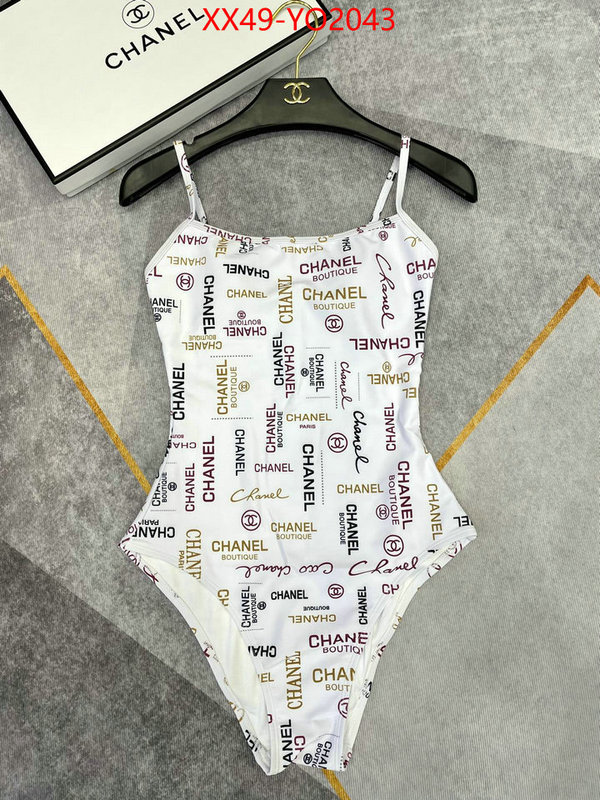 Swimsuit-Chanel,high quality happy copy , ID: YO2043,$: 49USD