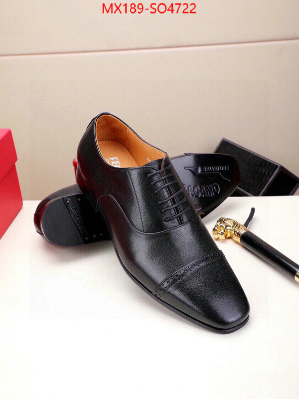 Men shoes-Ferragamo,good quality replica , ID: SO4722,$: 189USD