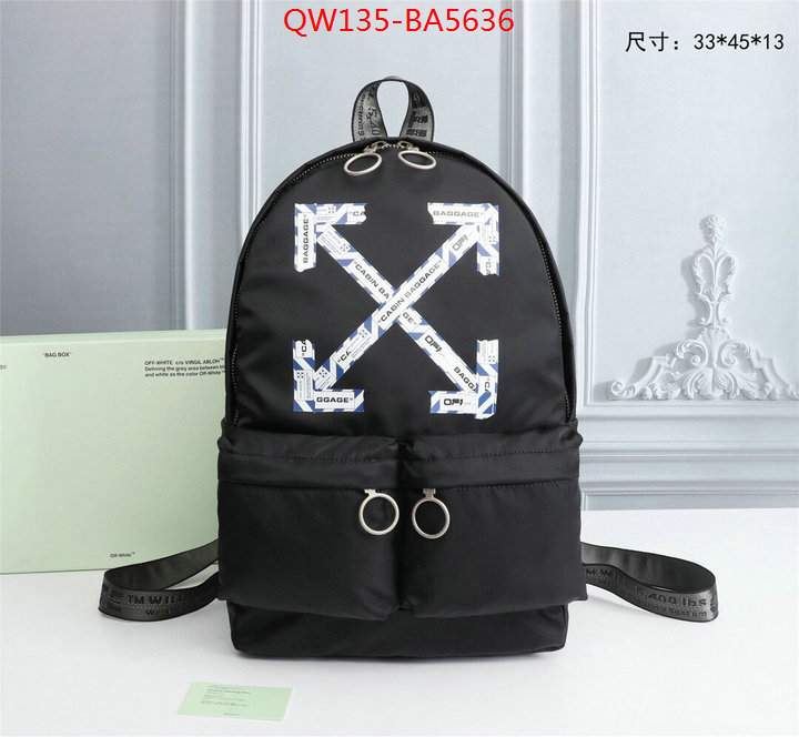 Off-White Bags ( TOP )-Backpack-,cheap replica ,ID: BA5636,$: 135USD