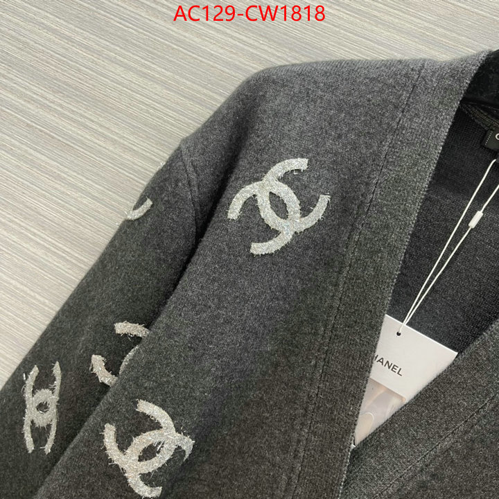 Clothing-Chanel,designer 1:1 replica , ID: CW1818,$: 129USD