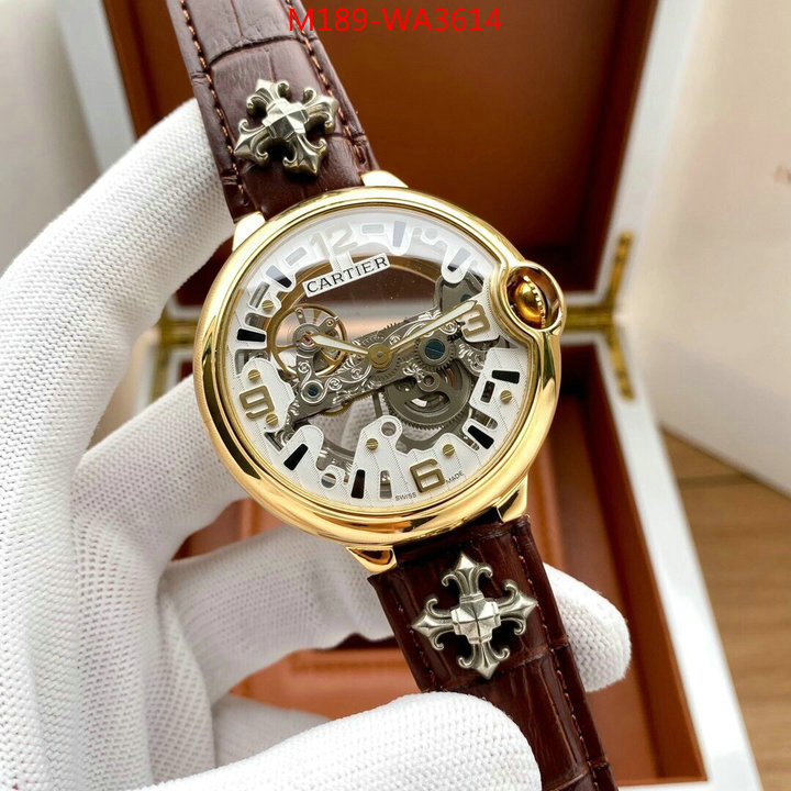 Watch(4A)-Cartier,buy , ID: WA3614,$: 189USD