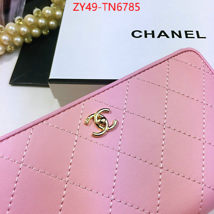 Chanel Bags(4A)-Wallet-,ID: TN6785,$: 49USD