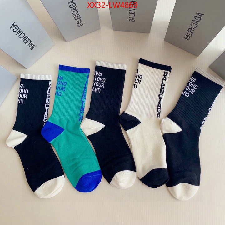 Sock-Balenciaga,cheap wholesale , ID: LW4869,$: 32USD