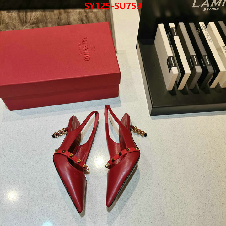 Women Shoes-Valentino,perfect replica , ID: SU759,$: 125USD