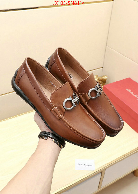 Men shoes-Ferragamo,high quality replica , ID: SN8114,$: 105USD