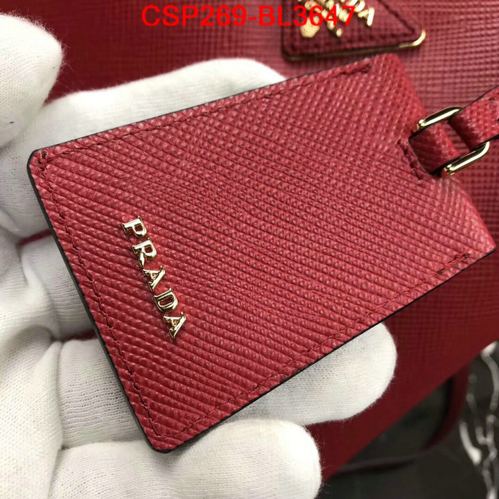 Prada Bags(TOP)-Diagonal-,ID: BL3647,$: 269USD