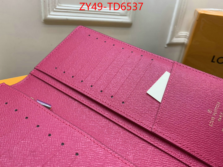 LV Bags(4A)-Wallet,best aaaaa ,ID: TD6537,$: 49USD