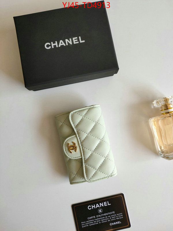 Chanel Bags(4A)-Wallet-,ID: TD4913,$: 45USD