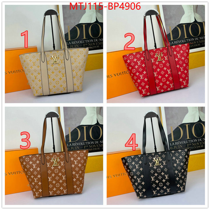 LV Bags(4A)-Handbag Collection-,ID: BP4906,$: 115USD