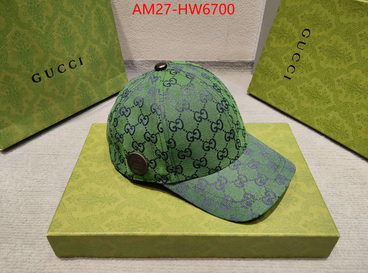 Cap (Hat)-Gucci,knockoff , ID: HW6700,$: 27USD