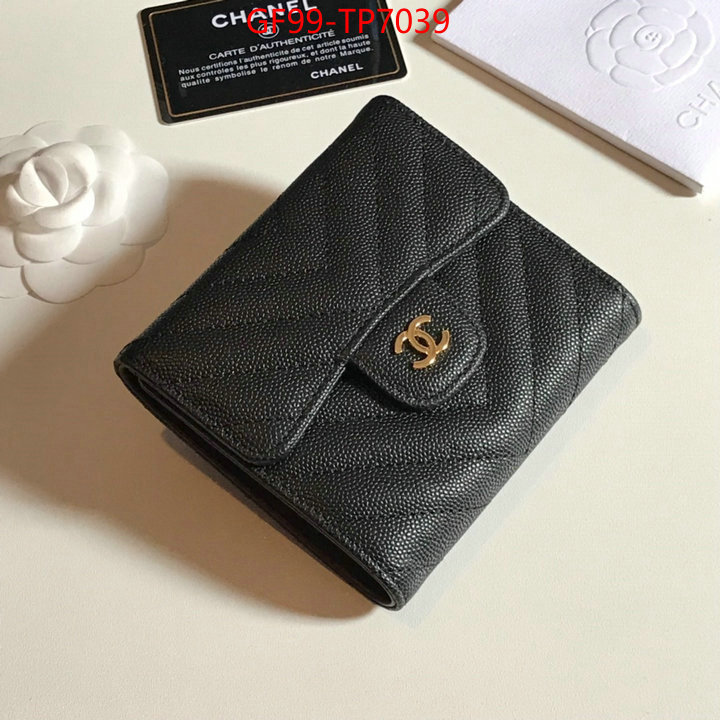 Chanel Bags(TOP)-Wallet-,ID: TP7039,$: 99USD