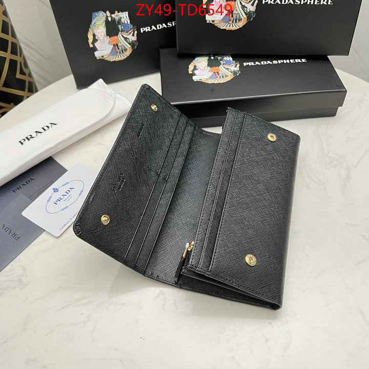 Prada Bags(4A)-Wallet,1:1 replica ,ID: TD6549,$: 49USD