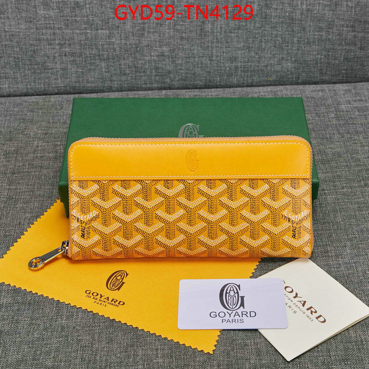 Goyard Bags(4A)-Wallet,aaaaa replica designer ,ID: TN4129,$: 59USD