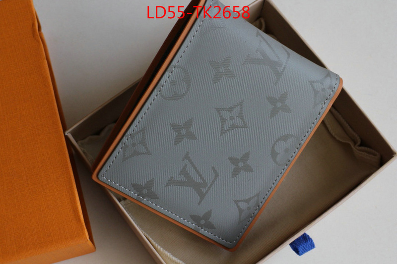 LV Bags(TOP)-Wallet,ID: TK2658,$:55USD