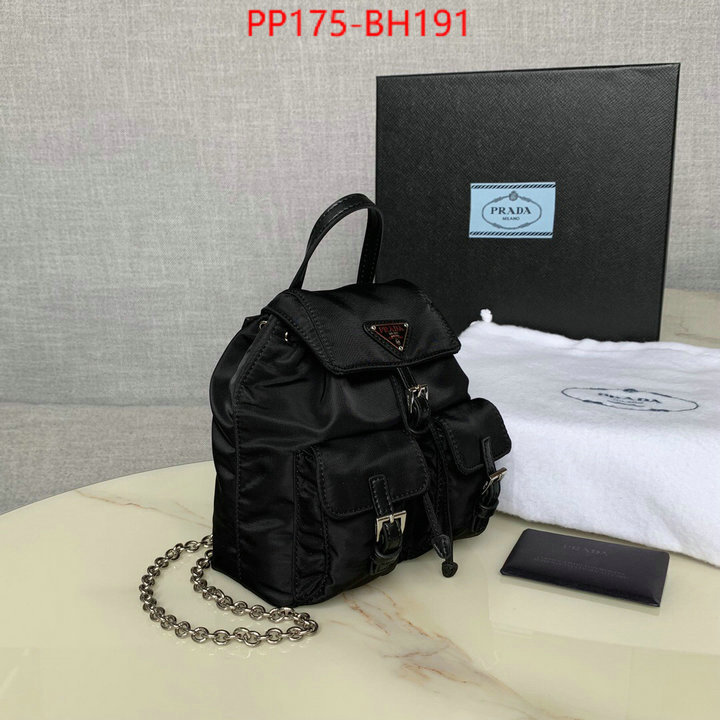 Prada Bags(TOP)-Backpack-,ID: BH191,$:175USD