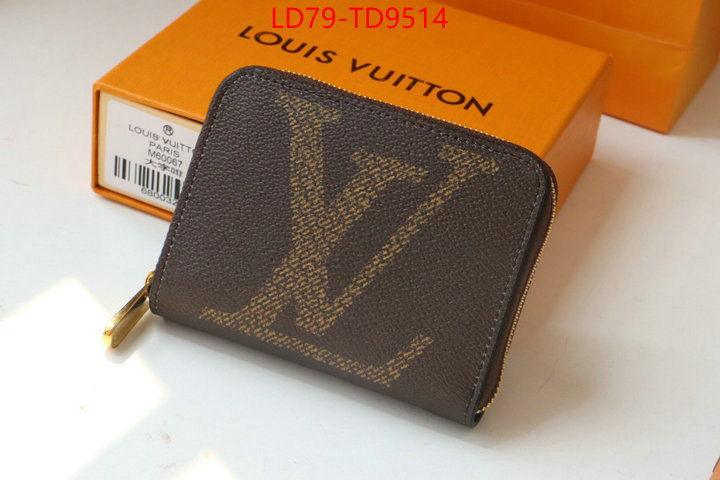 LV Bags(TOP)-Wallet,ID: TD9514,$: 79USD