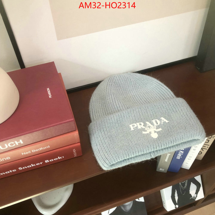 Cap (Hat)-Prada,replica us , ID: HO2314,$: 32USD