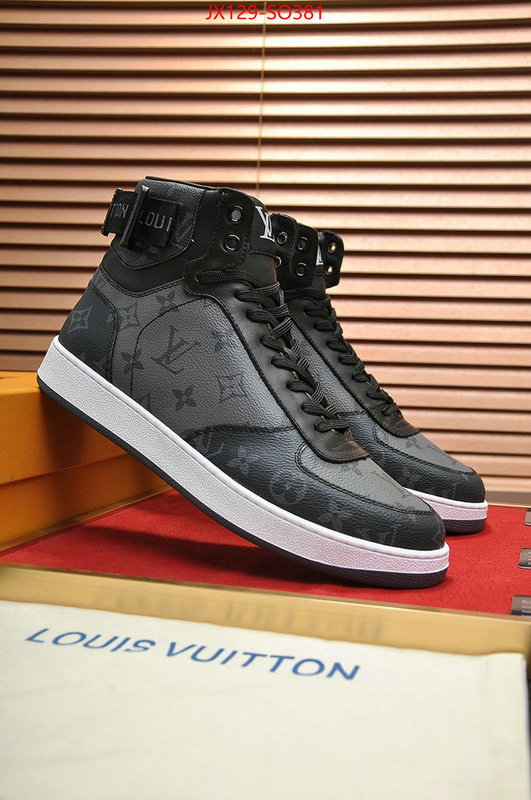 Men Shoes-LV,fake , ID: SO381,$: 129USD