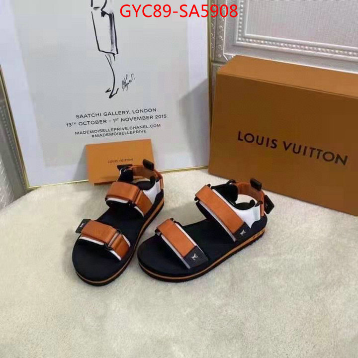 Women Shoes-LV,wholesale imitation designer replicas , ID: SA5908,$: 89USD