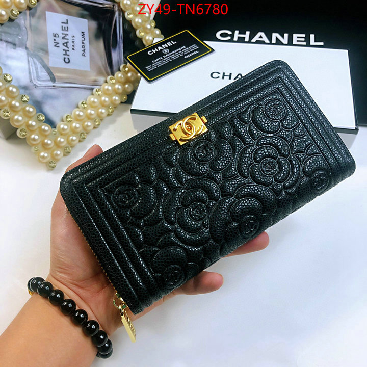 Chanel Bags(4A)-Wallet-,ID: TN6780,$: 49USD