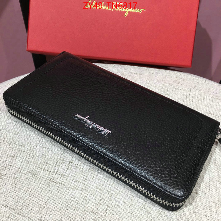 Ferragamo Bags(4A)-Wallet,new designer replica ,ID: TN6817,$: 49USD
