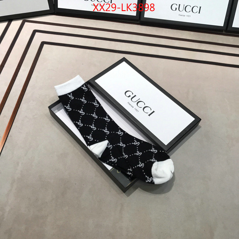 Sock-Gucci,high quality designer replica , ID: LK3898,$:29USD