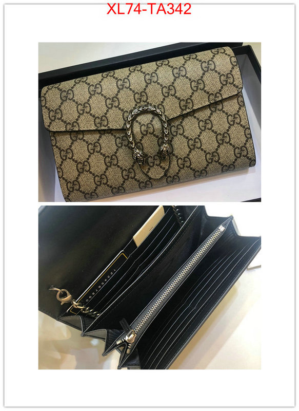 Gucci Bags(4A)-Wallet-,ID:TA342,$: 74USD