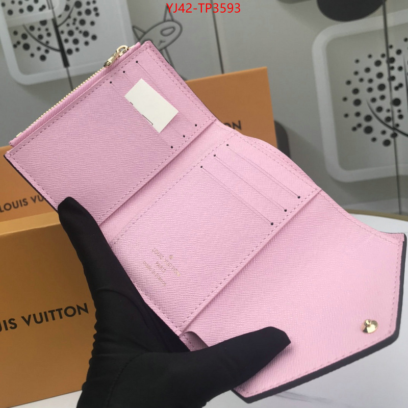 LV Bags(4A)-Wallet,ID: TP3593,$: 42USD