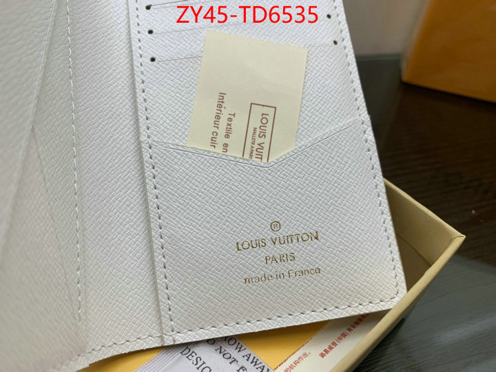 LV Bags(4A)-Wallet,top quality designer replica ,ID: TD6535,$: 45USD