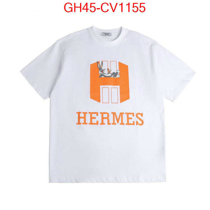 Clothing-Hermes,2023 luxury replicas , ID: CV1155,$: 45USD