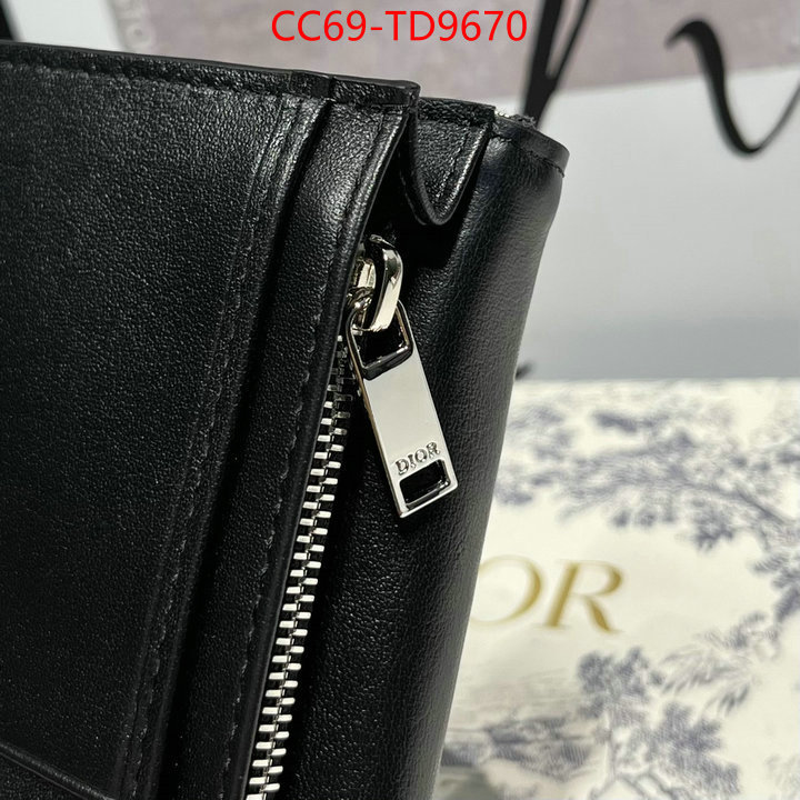 Dior Bags(TOP)-Wallet-,ID: TD9670,$: 69USD