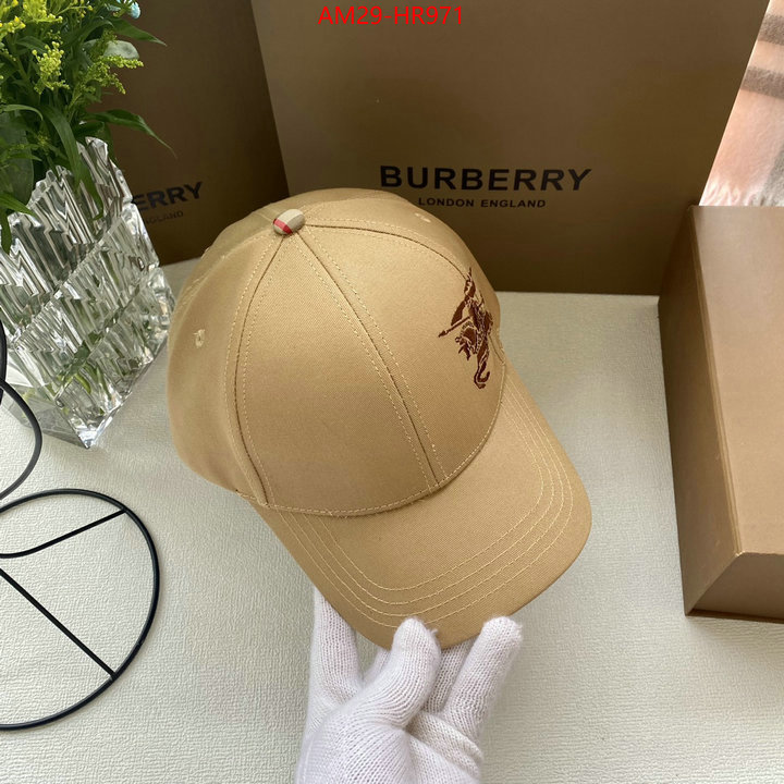 Cap (Hat)-Burberry,copy aaaaa , ID: HR971,$: 29USD