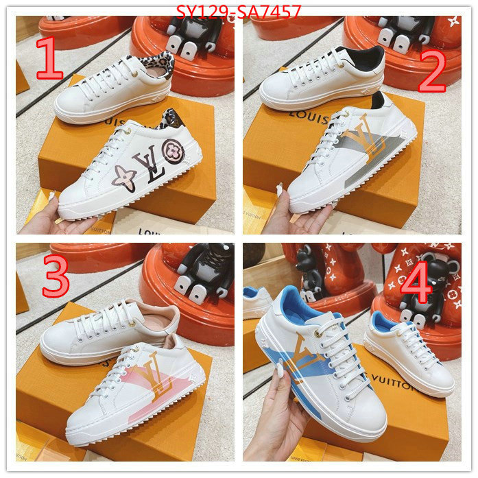 Women Shoes-LV,wholesale replica , ID: SA7457,$: 129USD