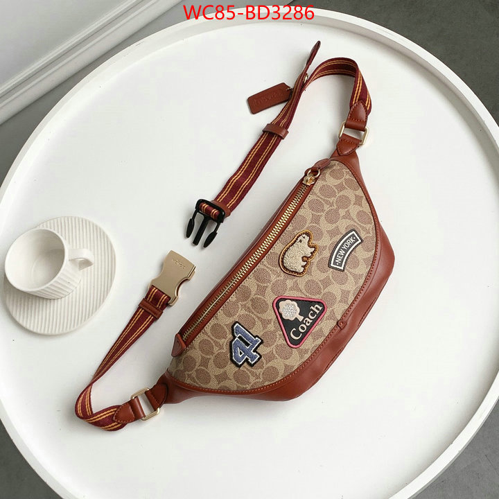 Coach Bags(4A)-Belt Bag-Chest Bag--,outlet 1:1 replica ,ID: BD3286,$: 85USD