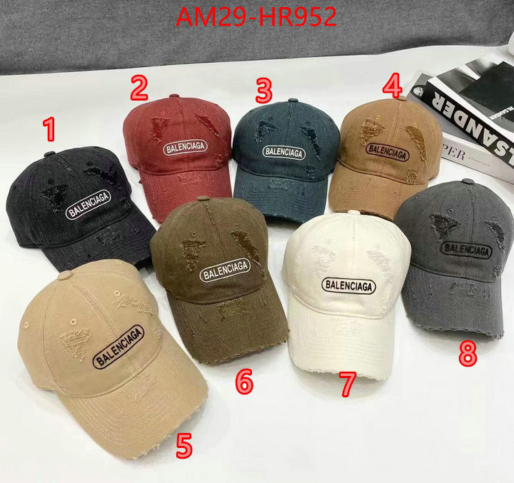 Cap (Hat)-Balenciaga,replica for cheap , ID: HR952,$: 29USD