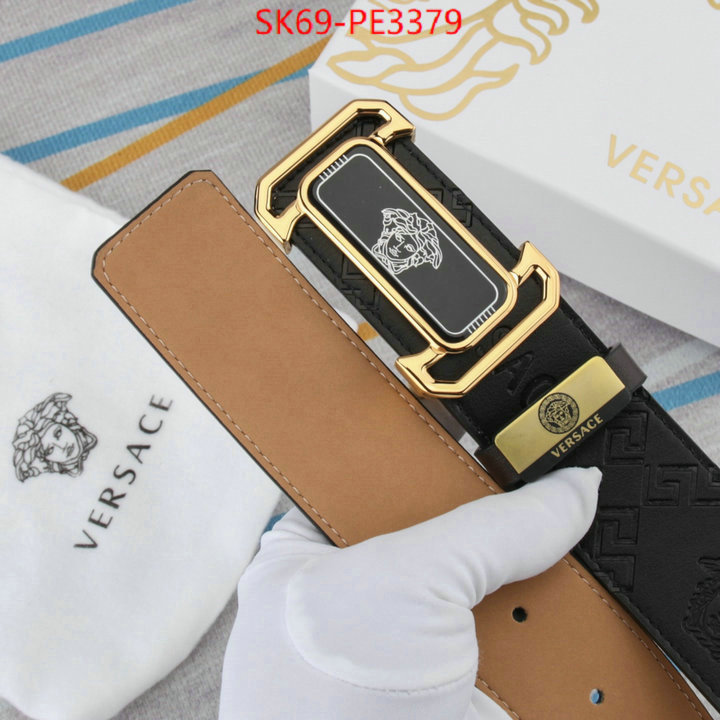 Belts-Versace,luxury cheap , ID: PE3379,$: 69USD