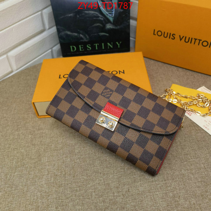 LV Bags(4A)-Wallet,ID: TD1787,$: 49USD