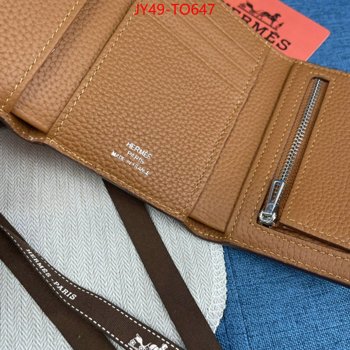 Hermes Bags(4A)-Wallet-,replica 1:1 high quality ,ID: TO647,$: 49USD