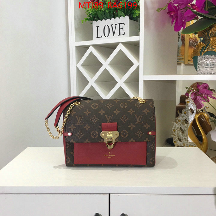 LV Bags(4A)-Handbag Collection-,ID: BA6199,$: 89USD